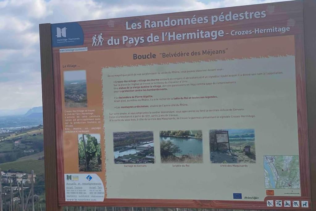 Apartamento Pres Des Vignes Crozes-Hermitage Exterior foto